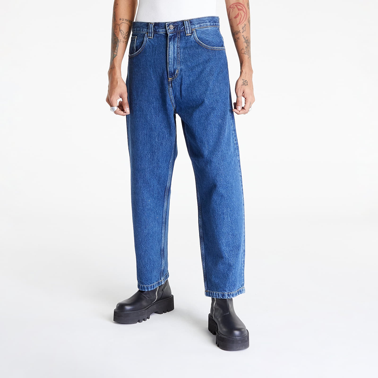 Παντελόνια Carhartt WIP Brandon Pant Blue Stone Washed XXL