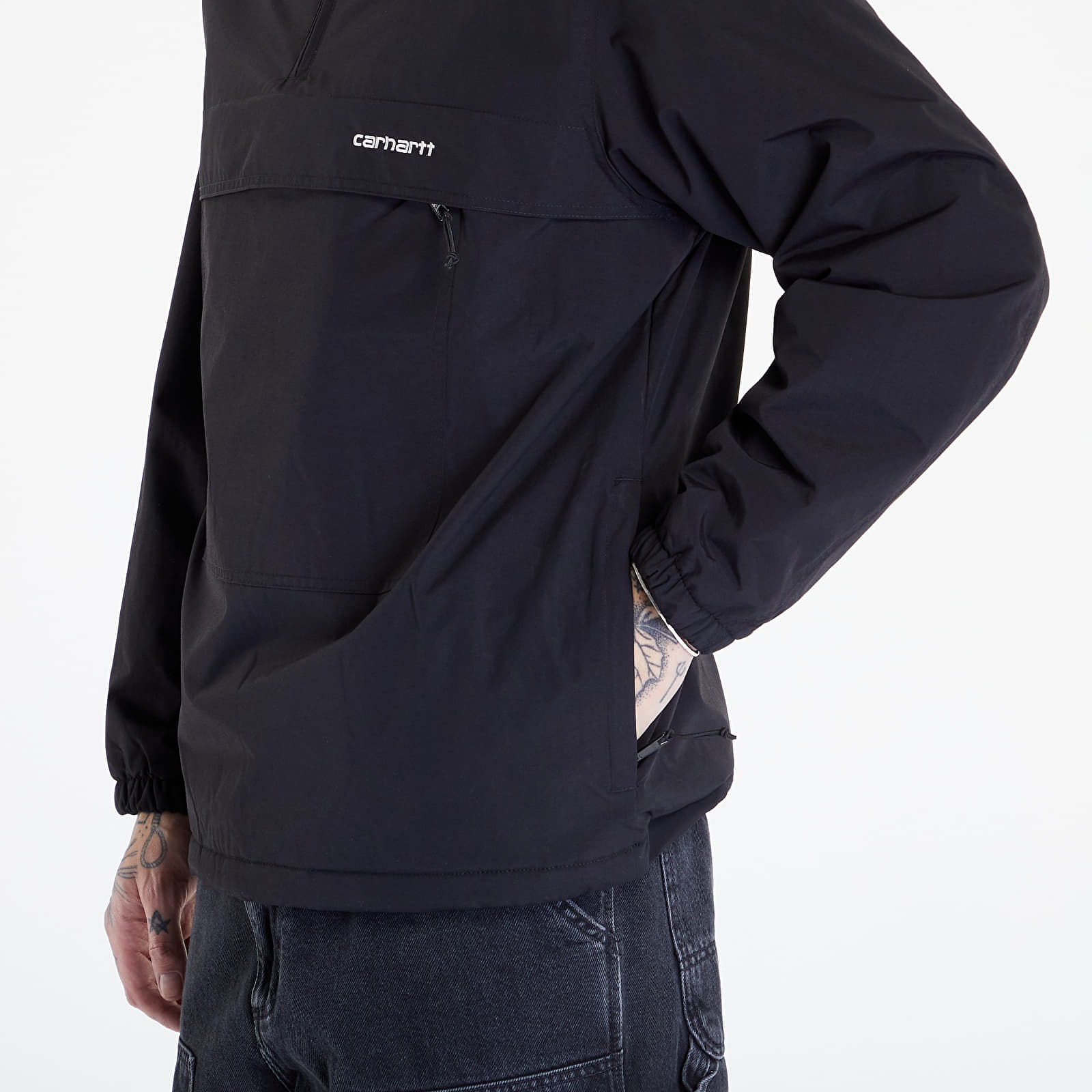 Jacken Carhartt WIP Windbreaker Pullover Black/ White