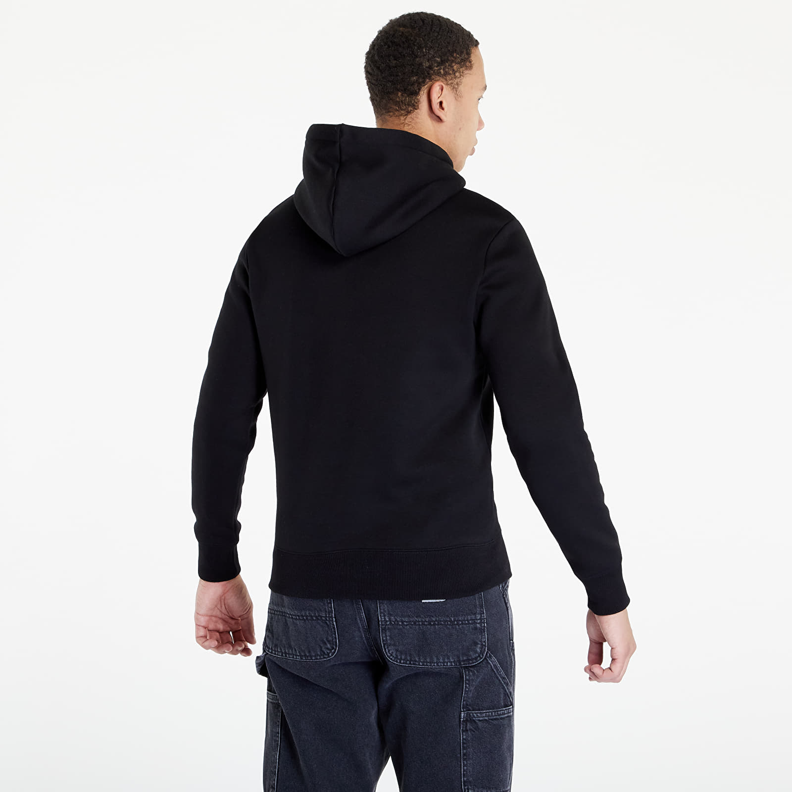 Mikiny FRED PERRY Embroidered Hooded Sweatshirt Black