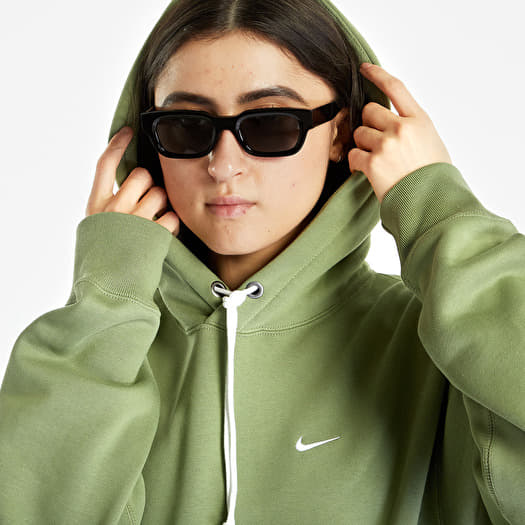 Nike Sportswear Club Fleece Pullover Hoodie Oil Green / Oil Green - White