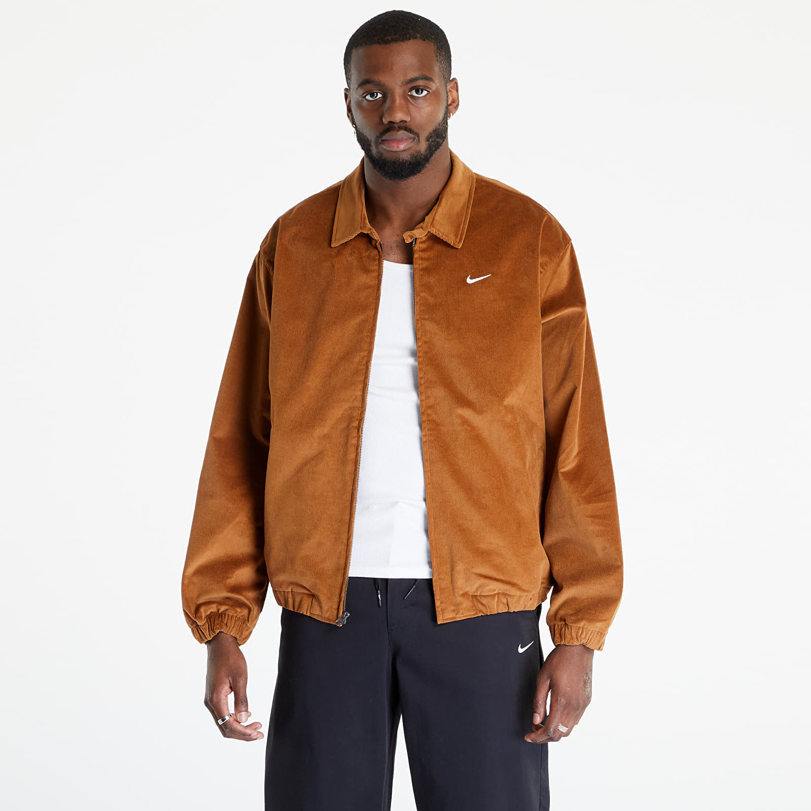 Bundy Nike Life Men's Harrington Jacket Ale Brown/ White