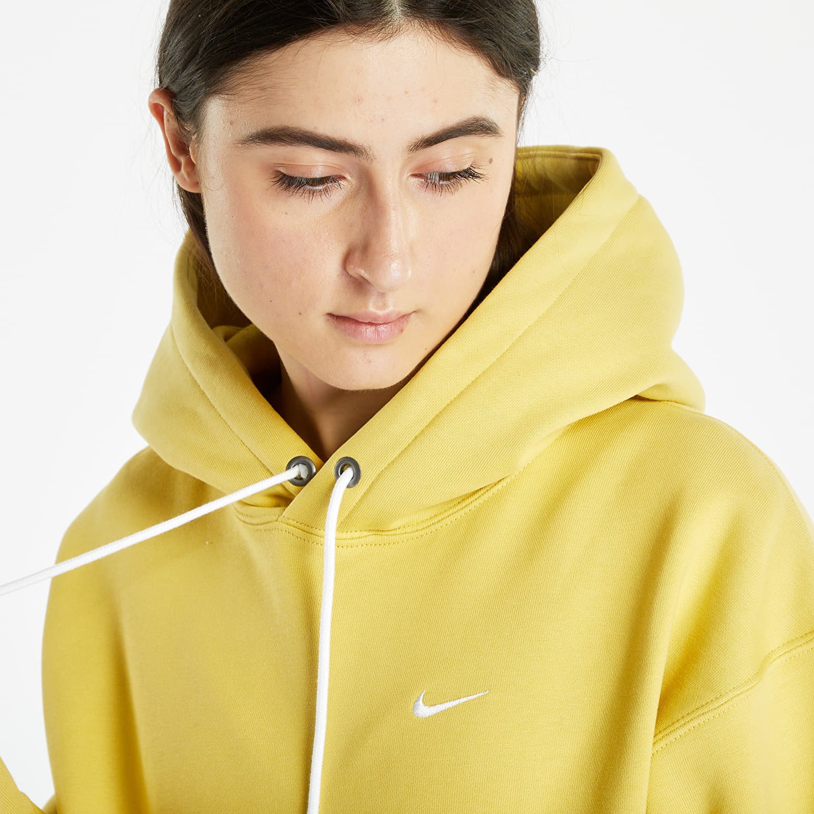 Sweatshirts NikeLab Solo Swoosh Fleece Pullover Hoodie Saturn