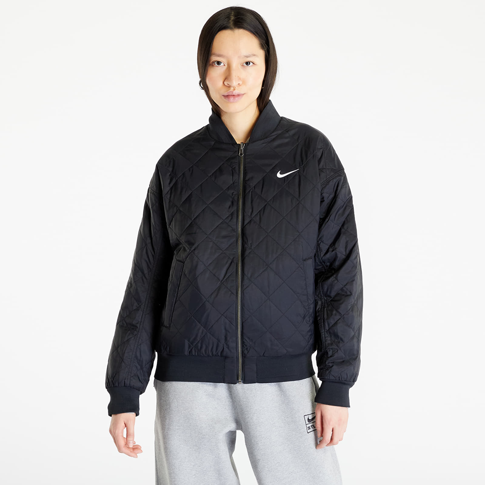Jackets Nike Sportswear Women s Varsity Bomber Jacket Black Black