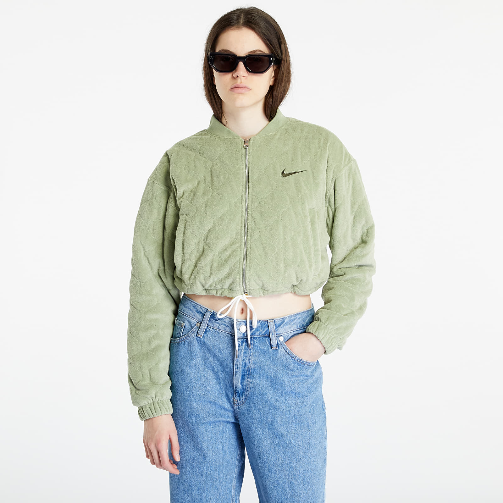 Nike polyester terry jacket on sale