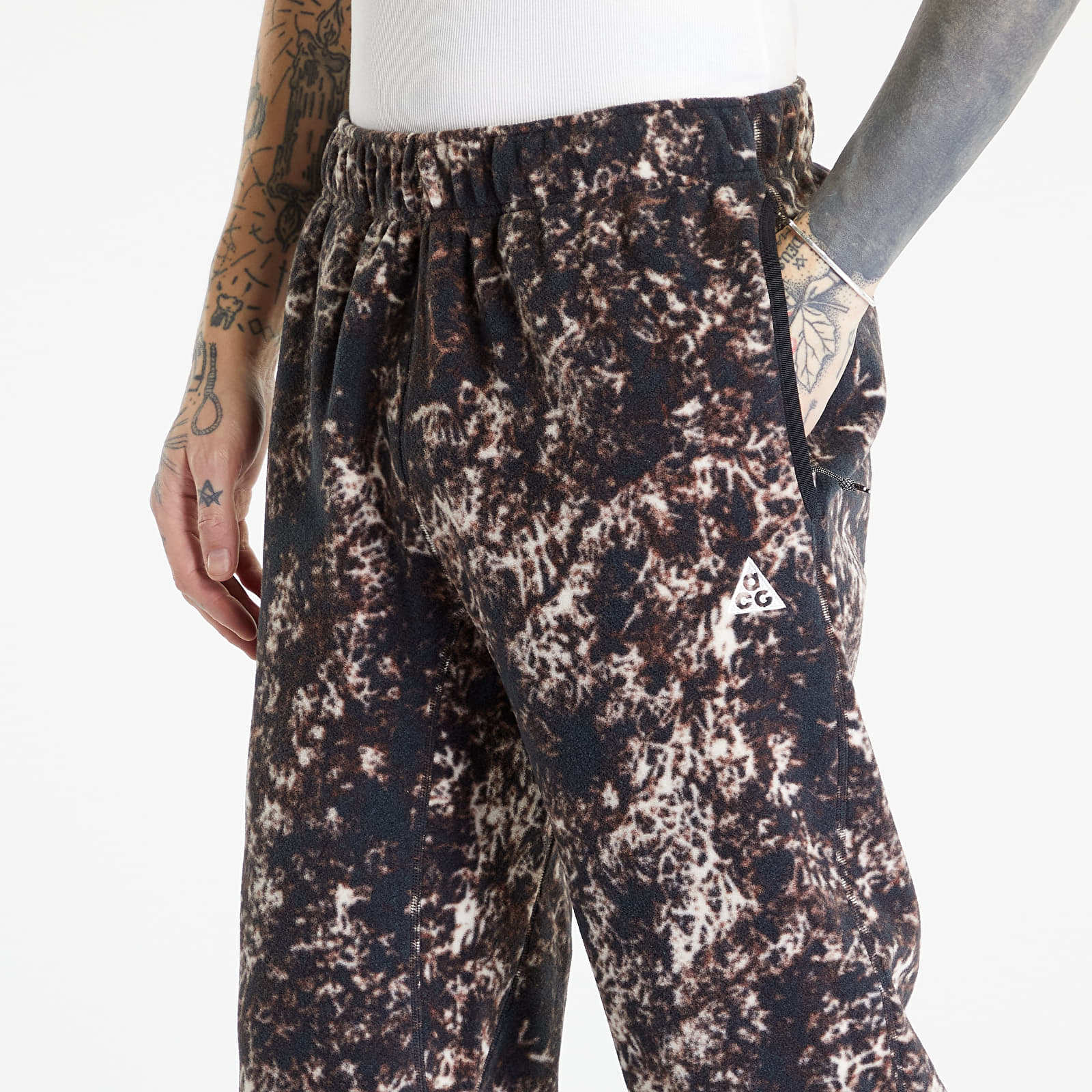 Siltās bikses Nike ACG "Wolf Tree" Men's Pants Light Orewood Brown/ Black/ Summit White