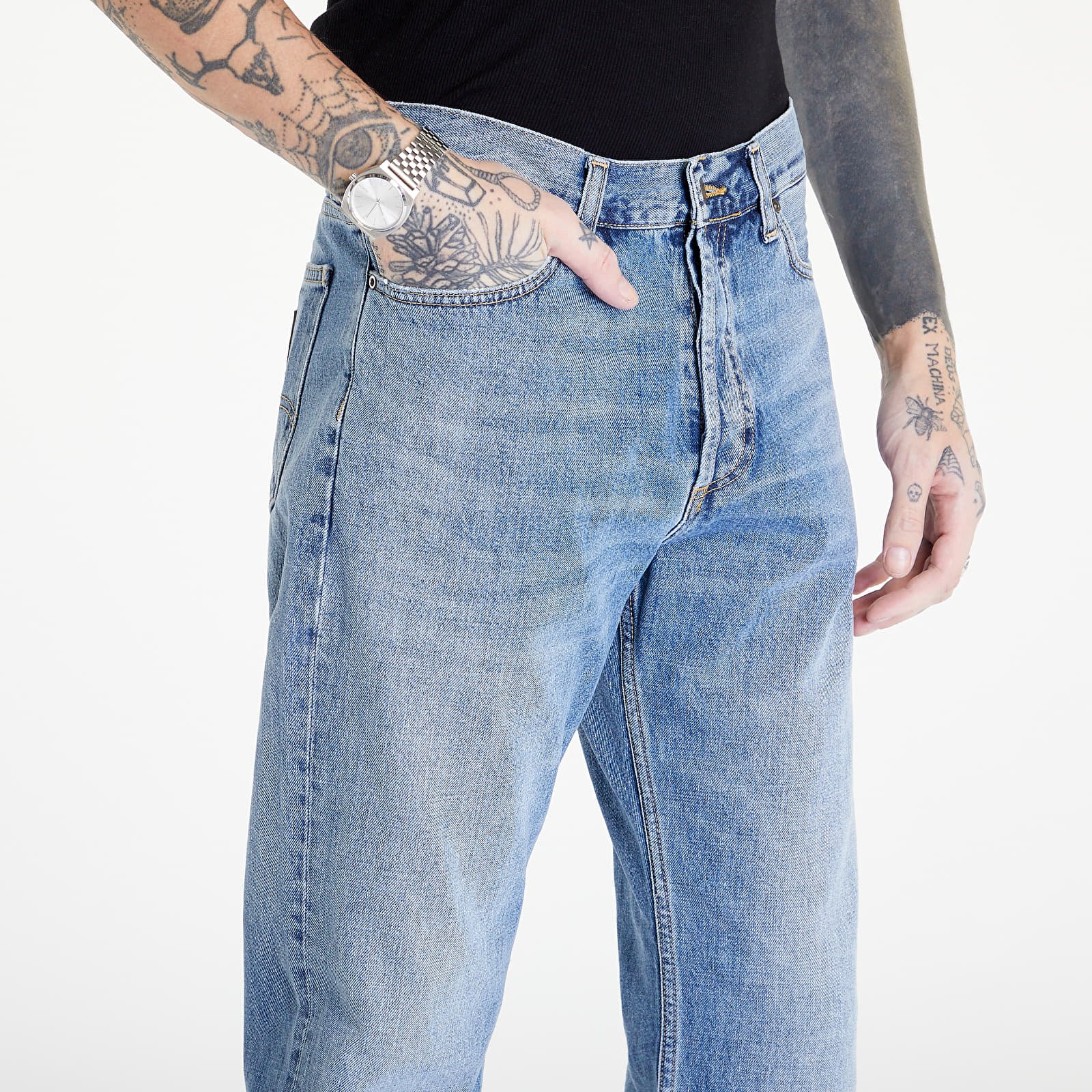 Jeans Carhartt WIP Marlow Pant Blue Worn Bleached