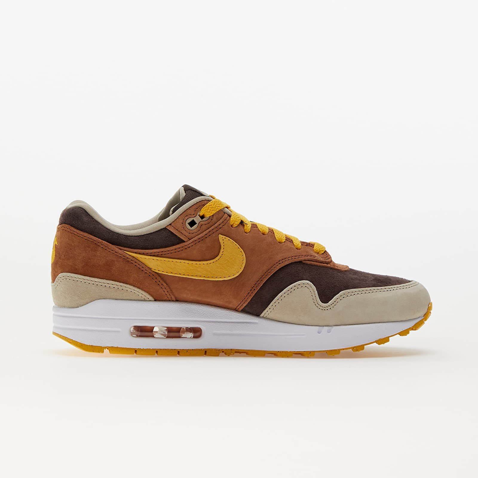 Turnschuhe und Schuhe für Männer Nike Air Max 1 Premium Pecan/ Yellow Ochre-Baroque Brown