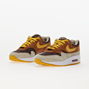Turnschuhe und Schuhe fur Manner Nike Air Max 1 Premium Pecan Yellow Ochre Baroque Brown Queens