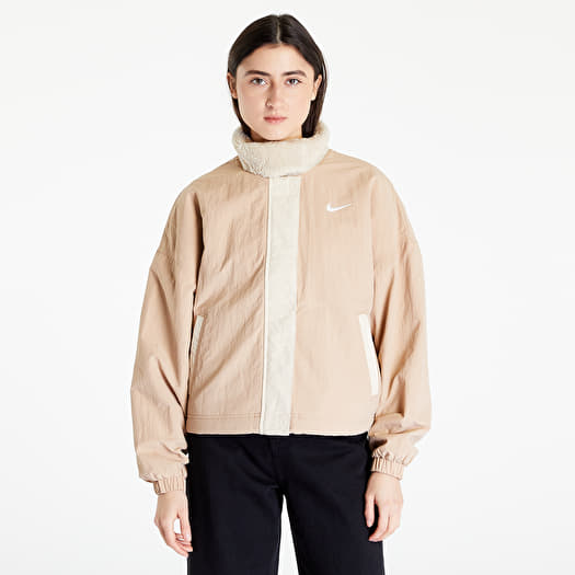 Jackets and Coats Nike Sportswear Essential Women's Woven Fleece-Lined  Jacket Hemp/ Sanddrift/ White