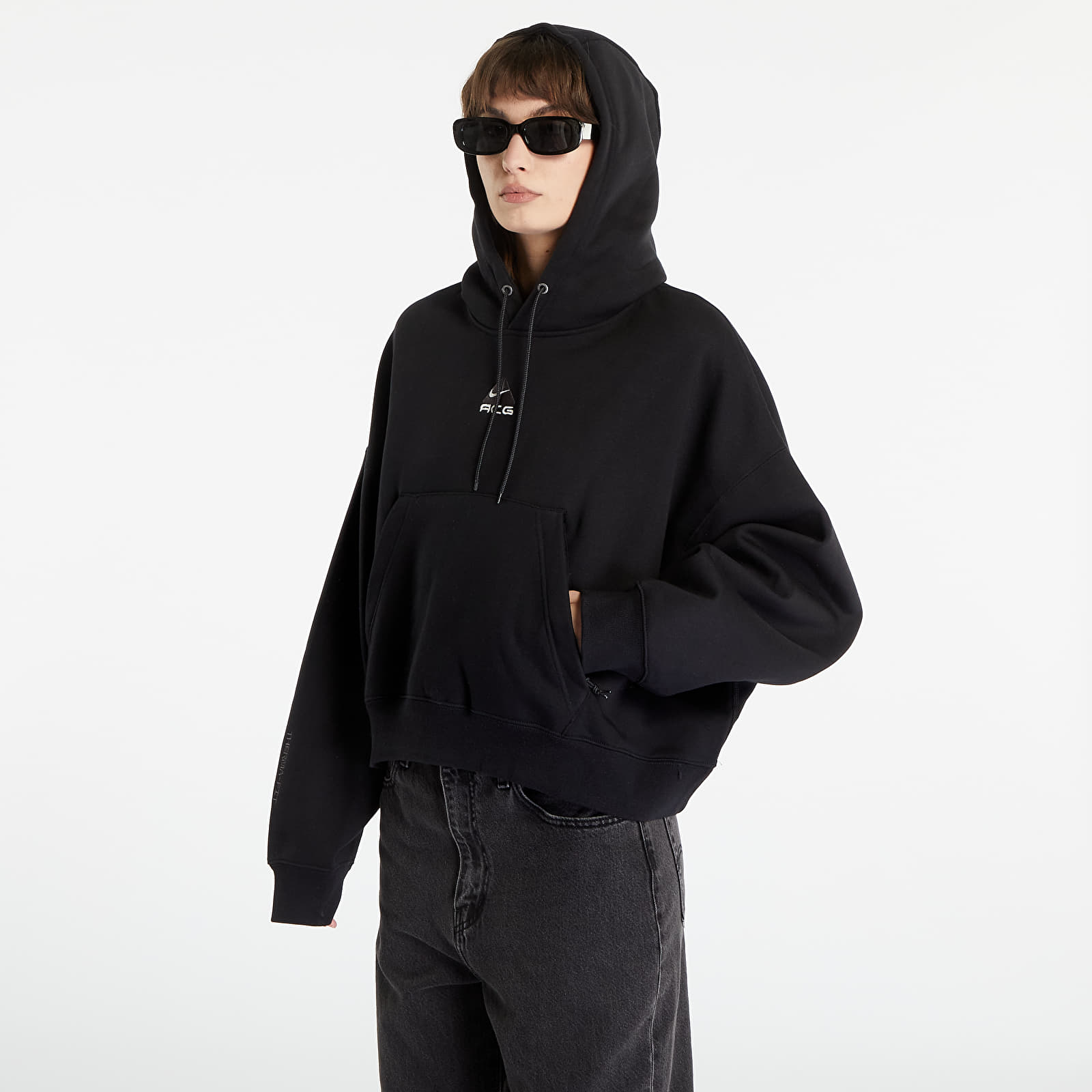 Black nike shop acg hoodie