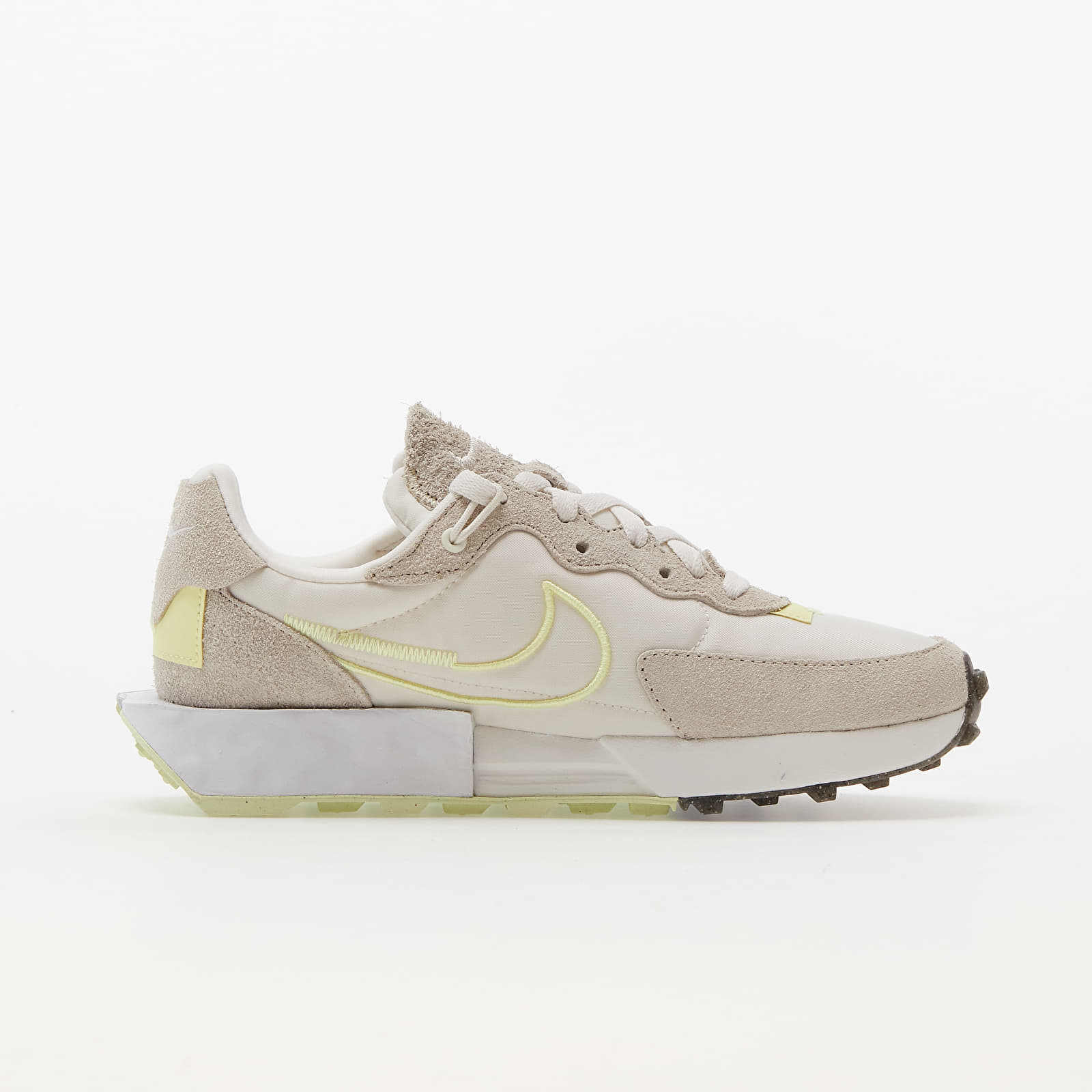 Női tornacipők és cipők Nike W Fontanka Waffle Phantom/ Citron Tint-Lt Orewood Brn-White