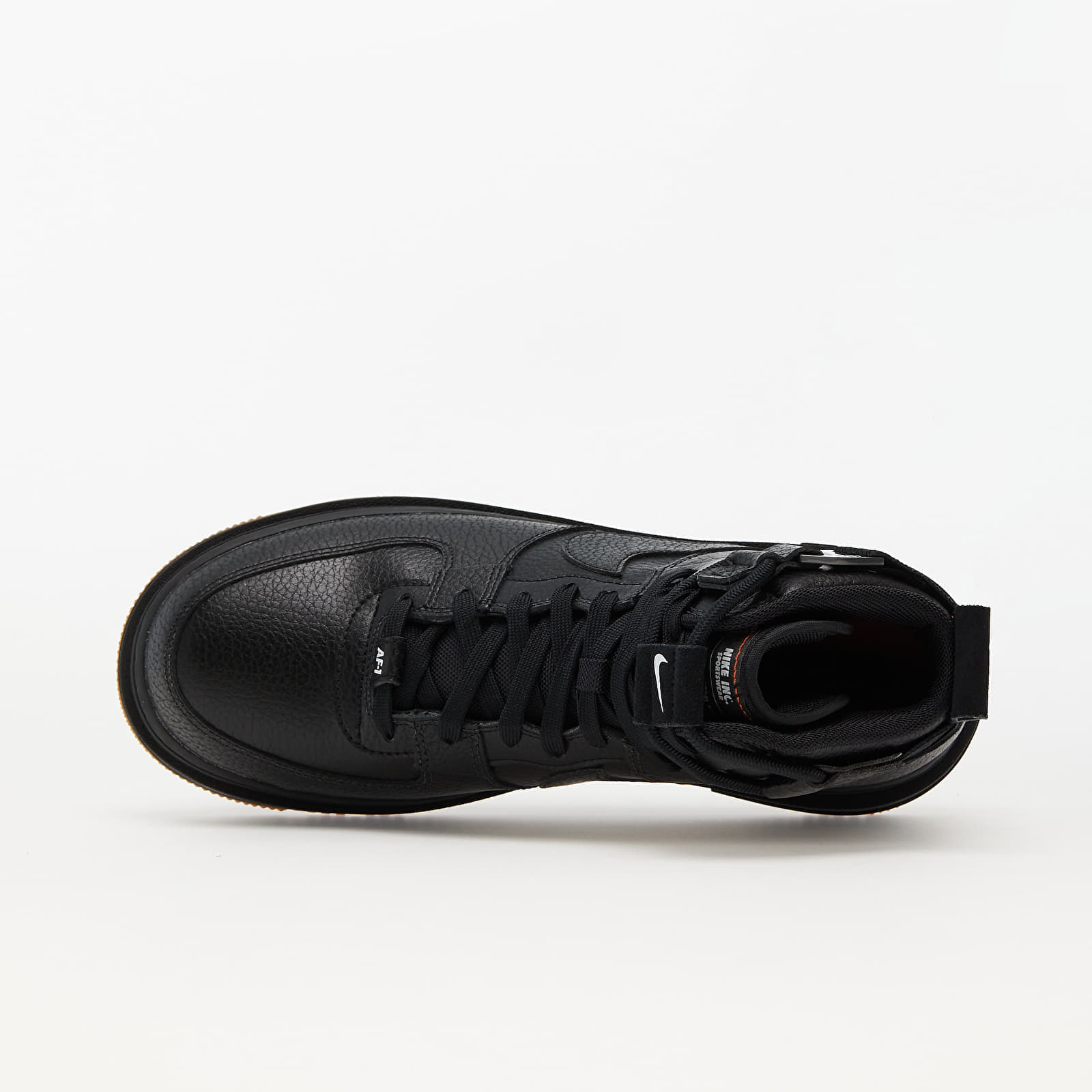Baskets et chaussures pour femmes Nike W Air Force 1 High Utility 2.0 Black Summit White Orange Gum Med Brown Queens