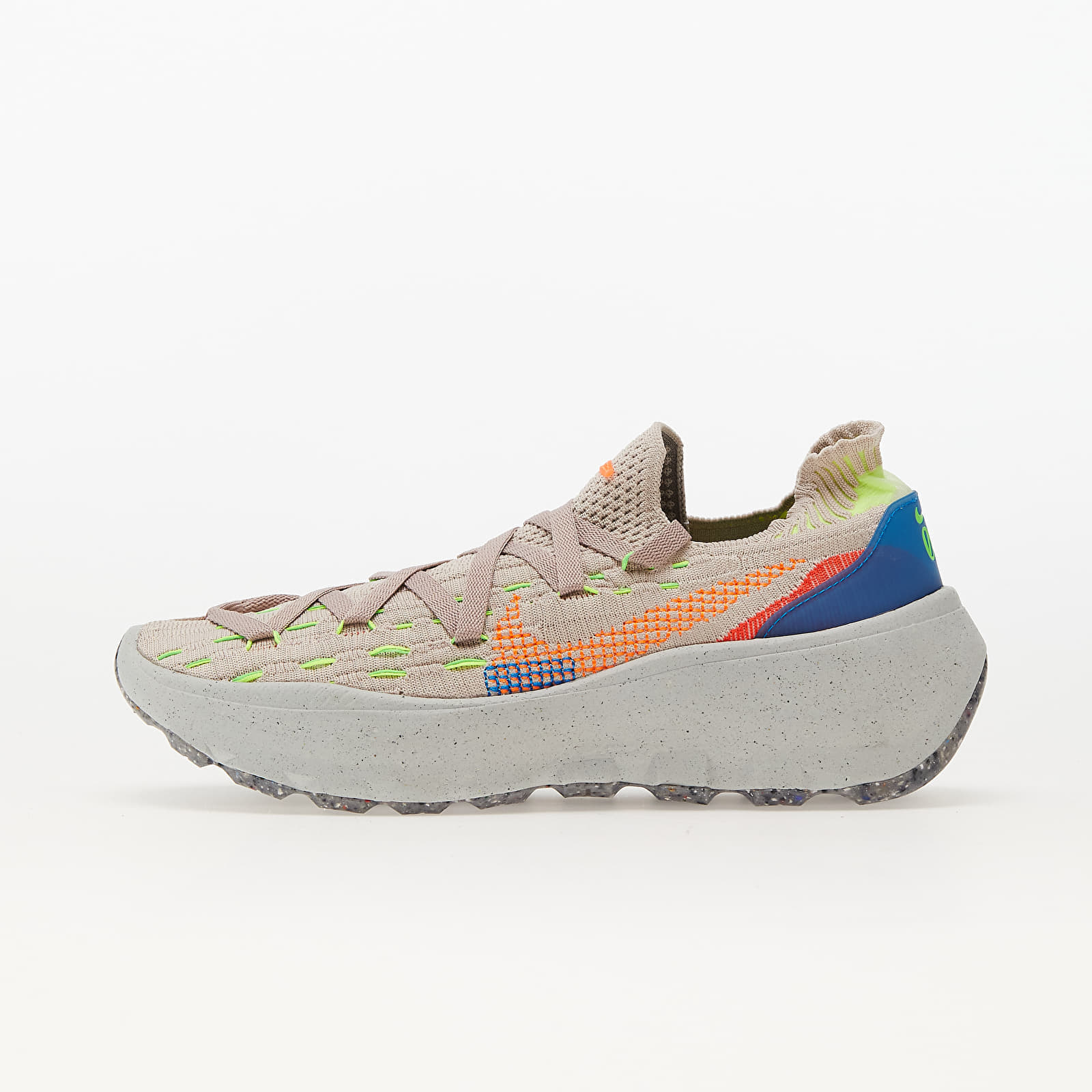 Sneakers und Schuhe fur Frauen Nike W Space Hippie 04 Cave Stone Total Orange Photo Blue Queens