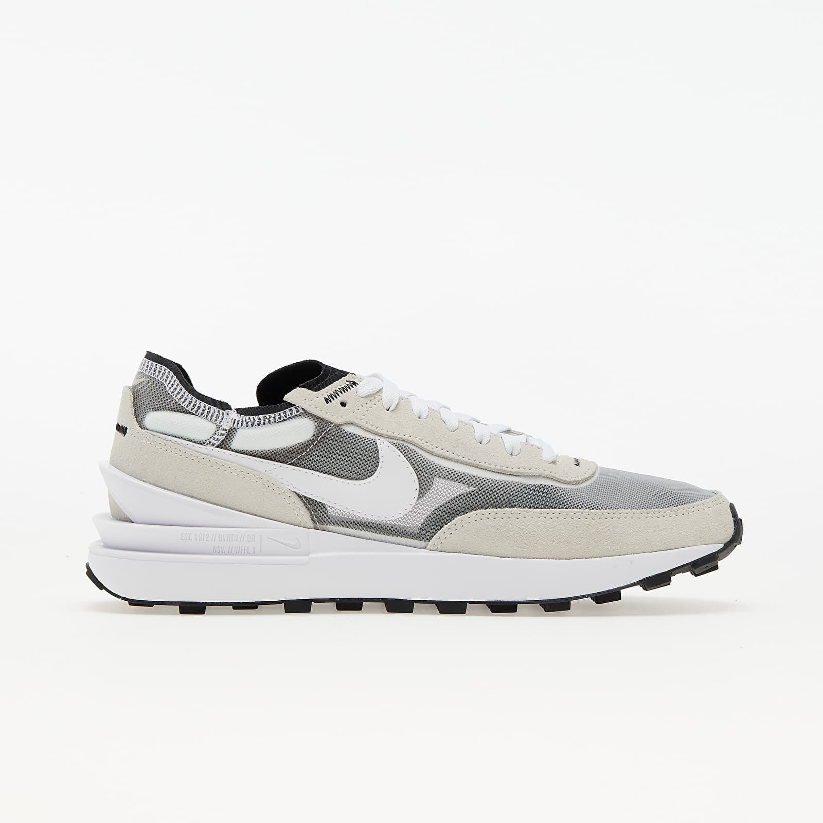 Women's sneakers and shoes Nike Wmns Waffle One Summit White/ White-Black-Orange