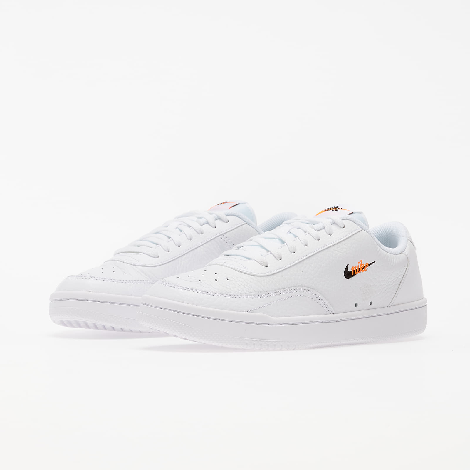 Dámské tenisky a boty Nike Wmns Court Vintage Premium White/ Black-Total Orange