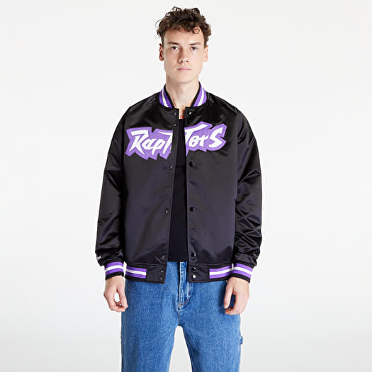 Jackets Mitchell Ness NBA Toronto Raptors Lightweight Satin Jacket Black Queens