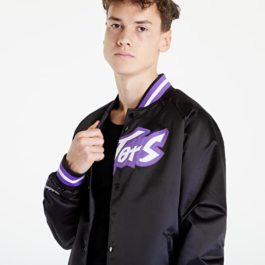 Jackets Mitchell Ness NBA Toronto Raptors Lightweight Satin Jacket Black Queens