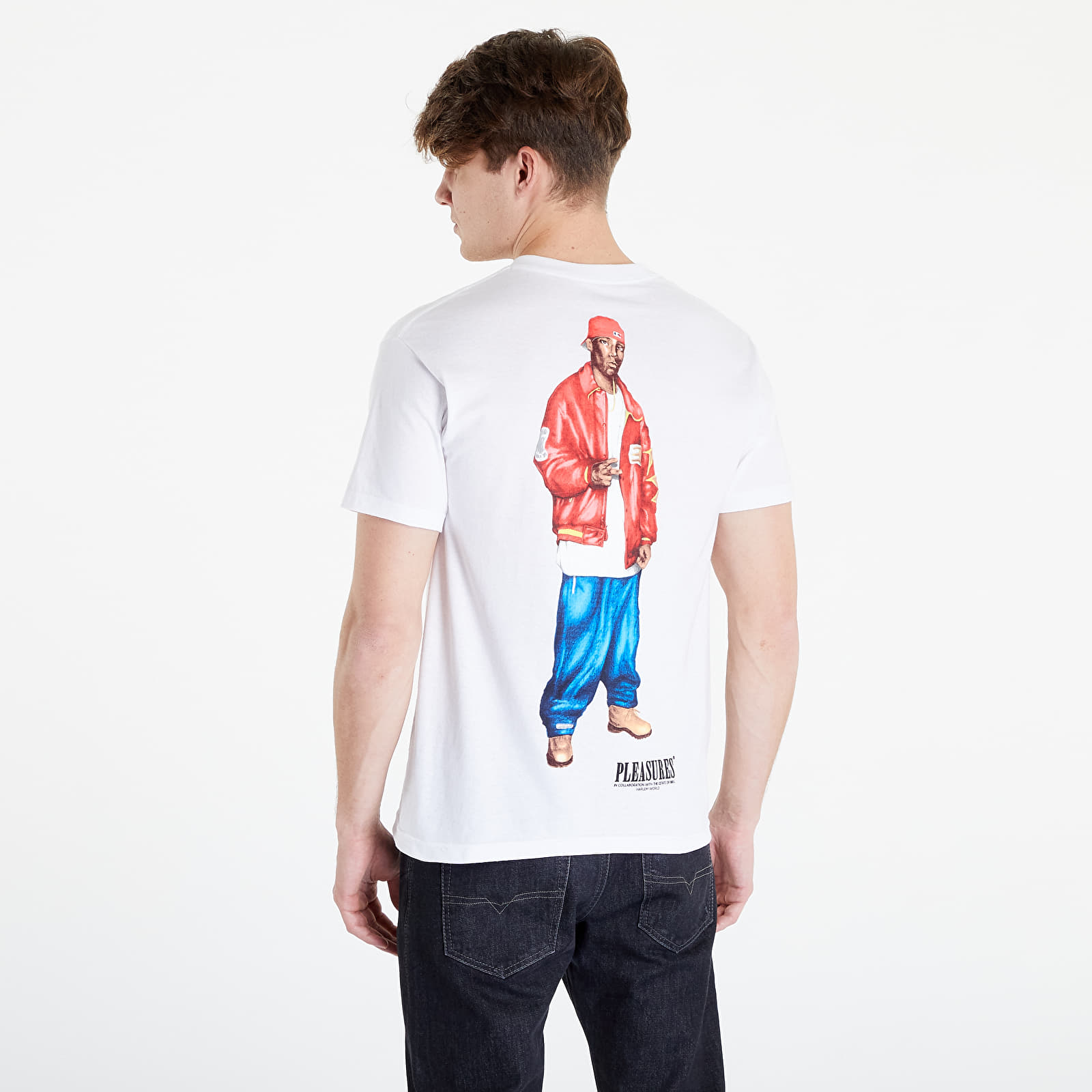 Trička PLEASURES Flamboy And T-shirt White