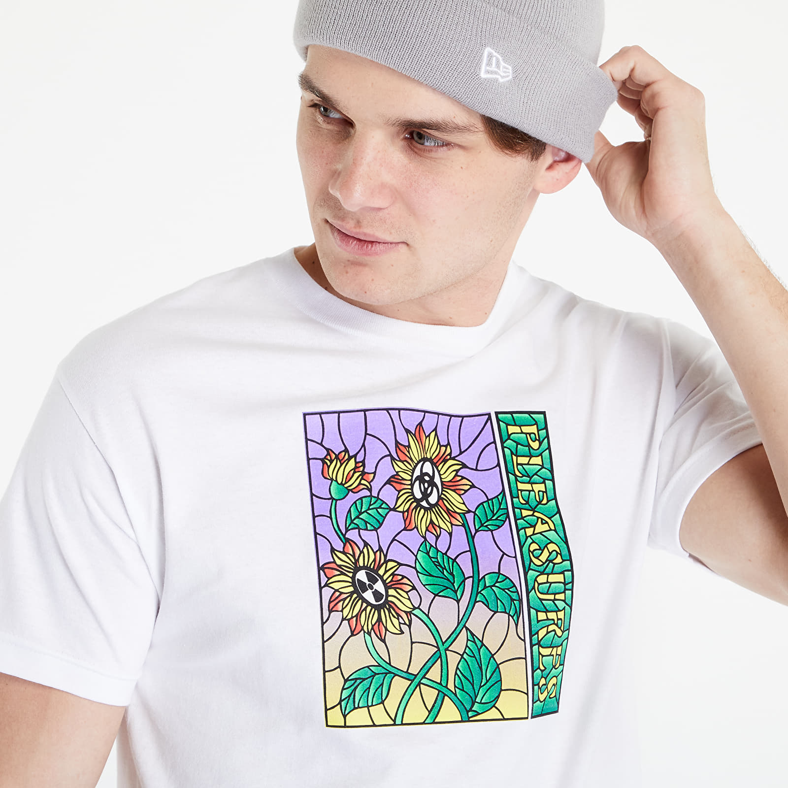 Tricouri PLEASURES Glass T-shirt White
