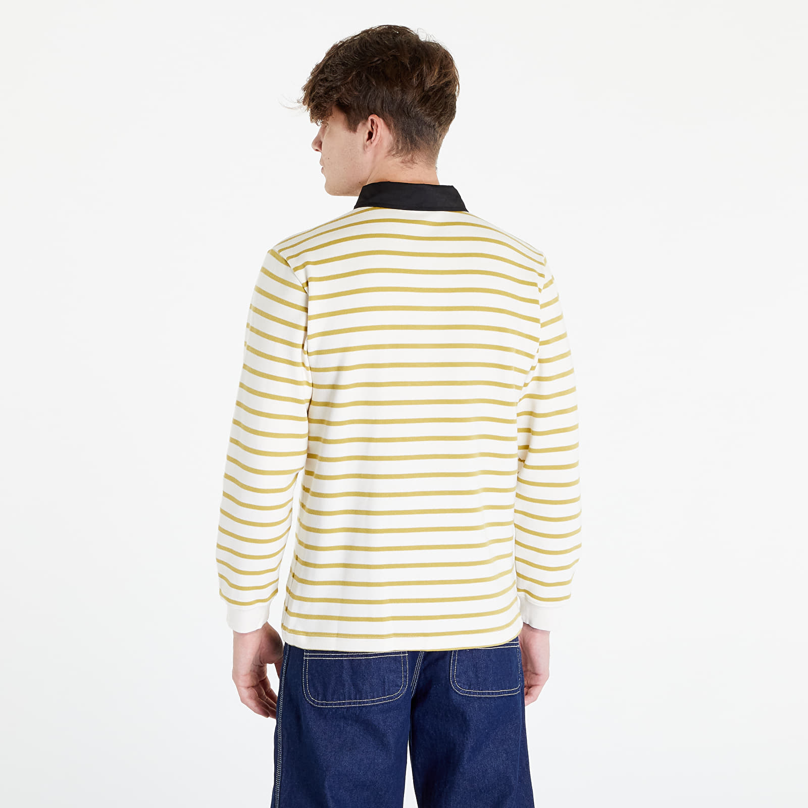 Tricouri  PLEASURES Championship Rugby Long Sleeve Creamy