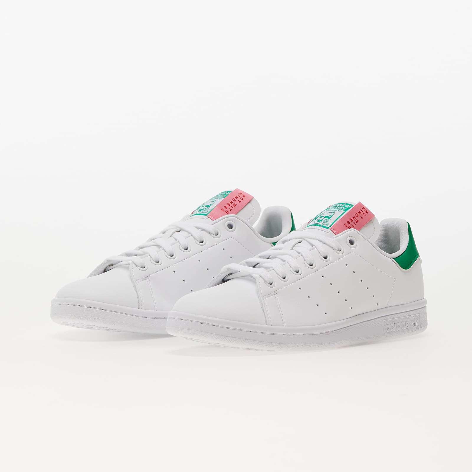 Adidas originals stan smith white and pink outlet