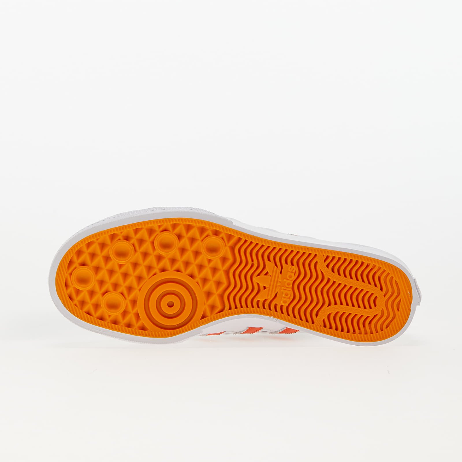 Încălțăminte și sneakerși pentru femei adidas Originals Nizza Platform Mid Her Vegan W Ftw White/ Seimor/ Bliss Orange