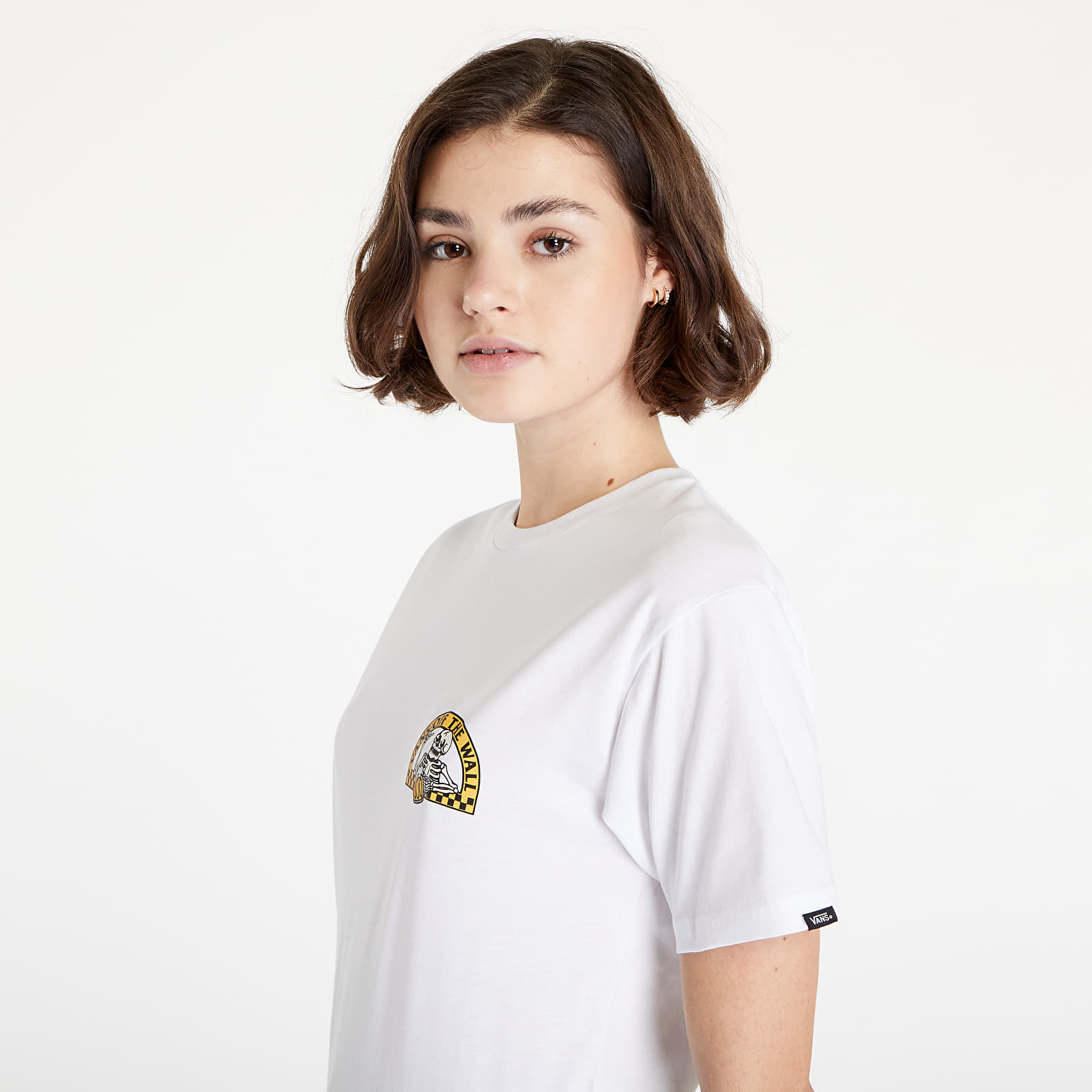 White vans shirt womens sale