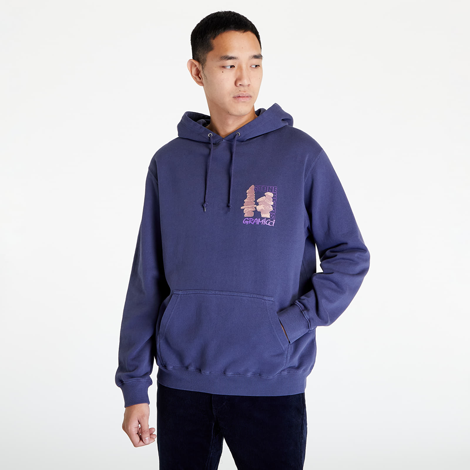 Hettegensere og sweatshirts Gramicci Stoneheads Hooded Sweatshirt Purple