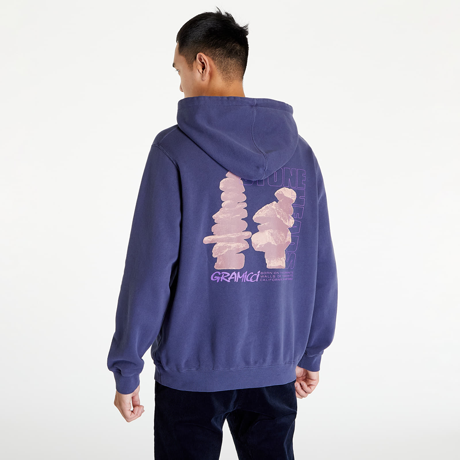 Hettegensere og sweatshirts Gramicci Stoneheads Hooded Sweatshirt Purple