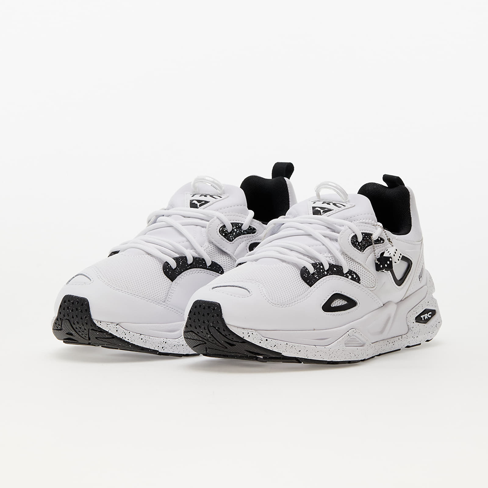 Puma black and white shoe discount