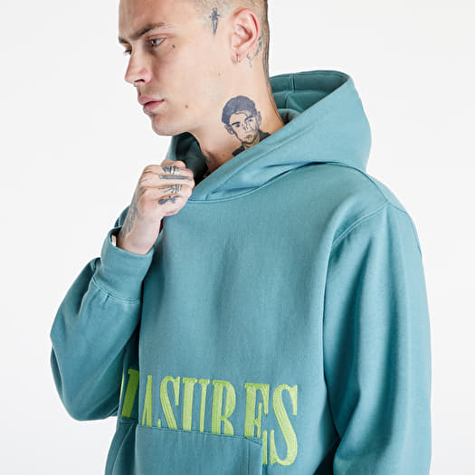 Hoodies and sweatshirts PLEASURES Latex Hoodie Green Queens