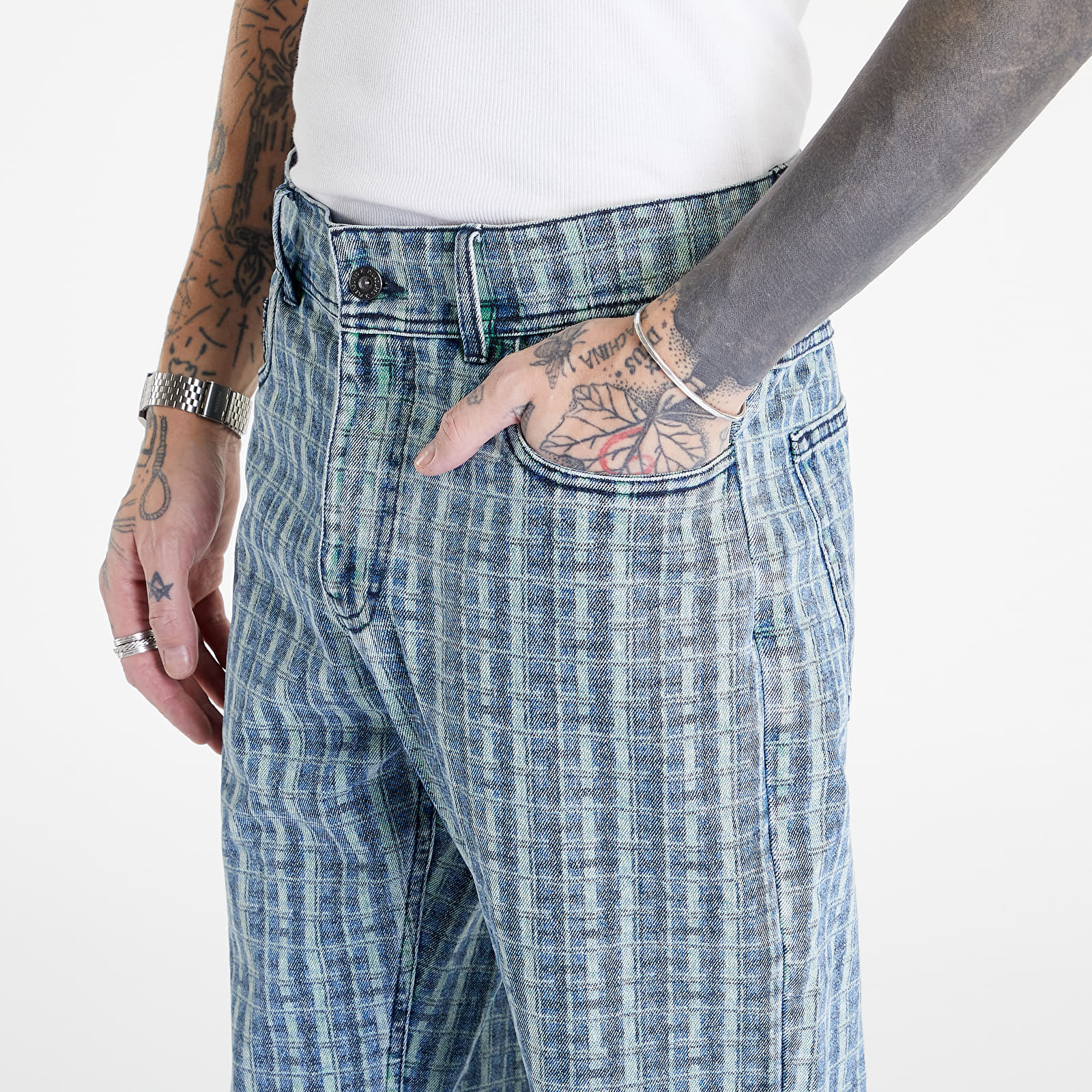 Jeans PLEASURES Dallas Denim Pant Blue
