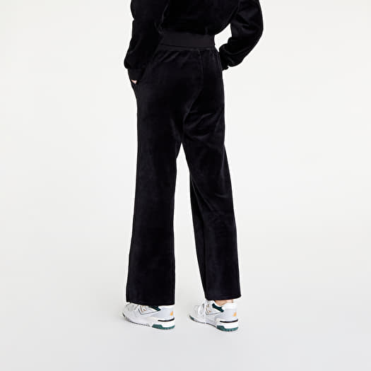 Crushed velvet sweatpants top