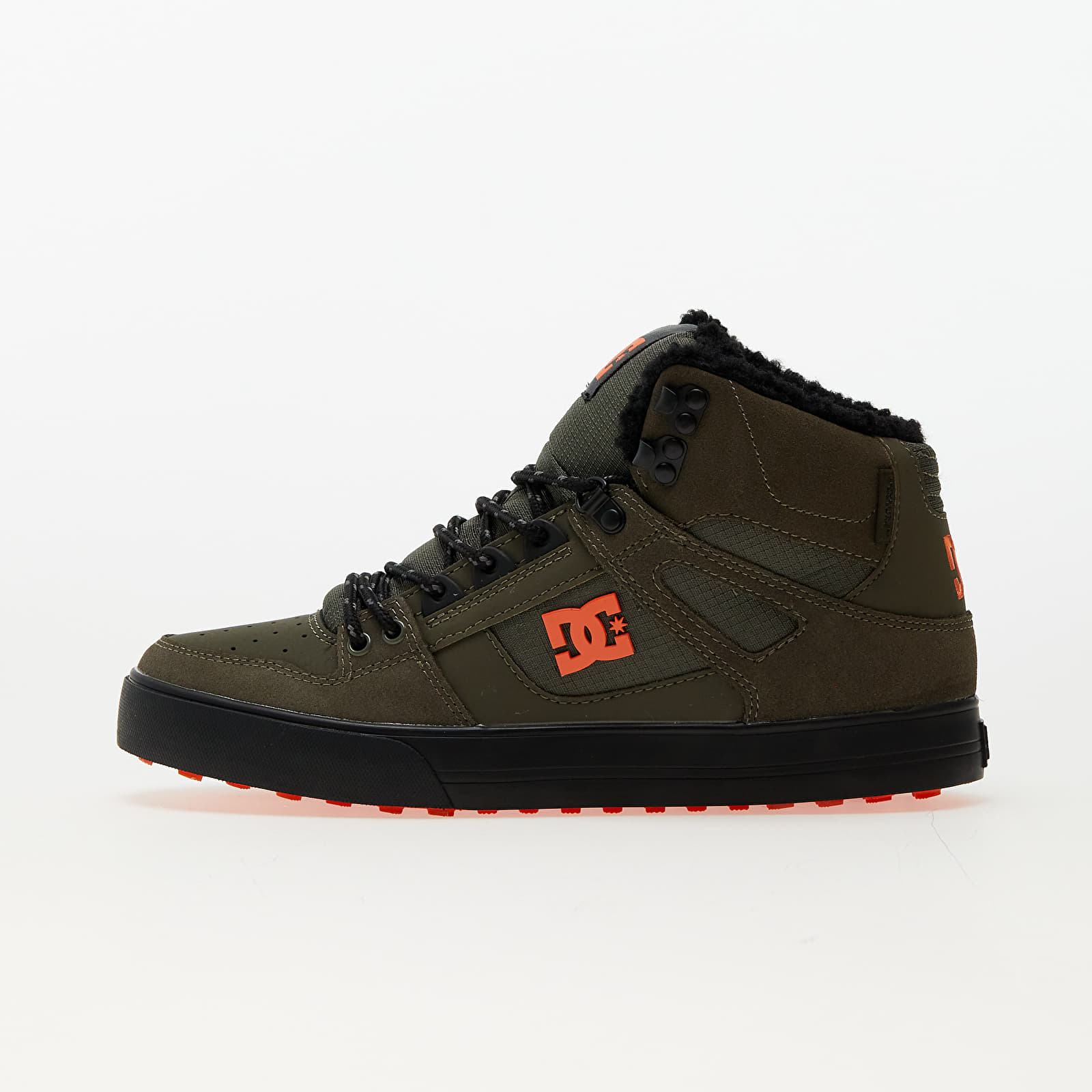 Sneakers DC Pure Ht Wc Wnt M Shoe Dusty Olive/ Orange