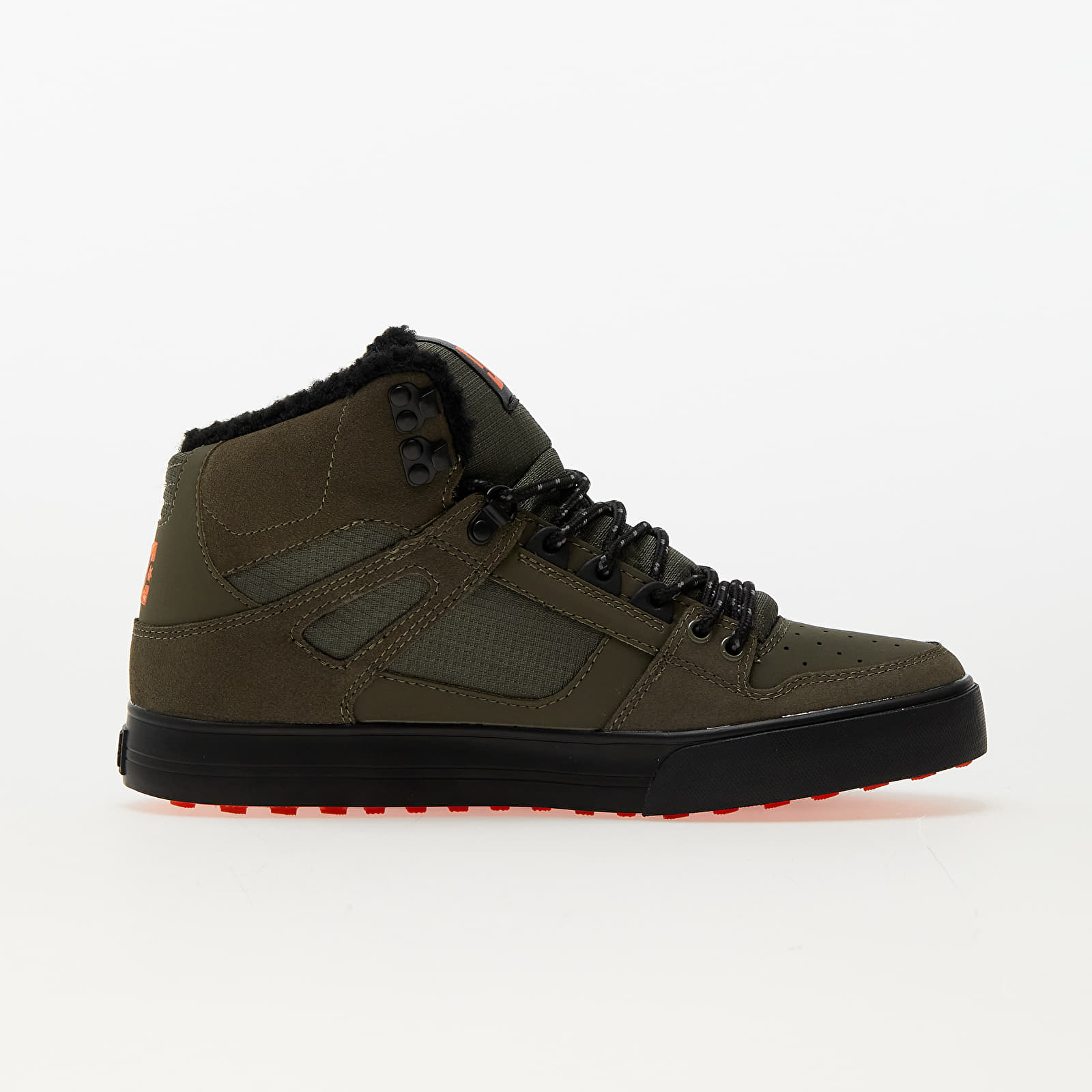 Pánské tenisky a boty DC Pure Ht Wc Wnt M Shoe Dusty Olive/ Orange