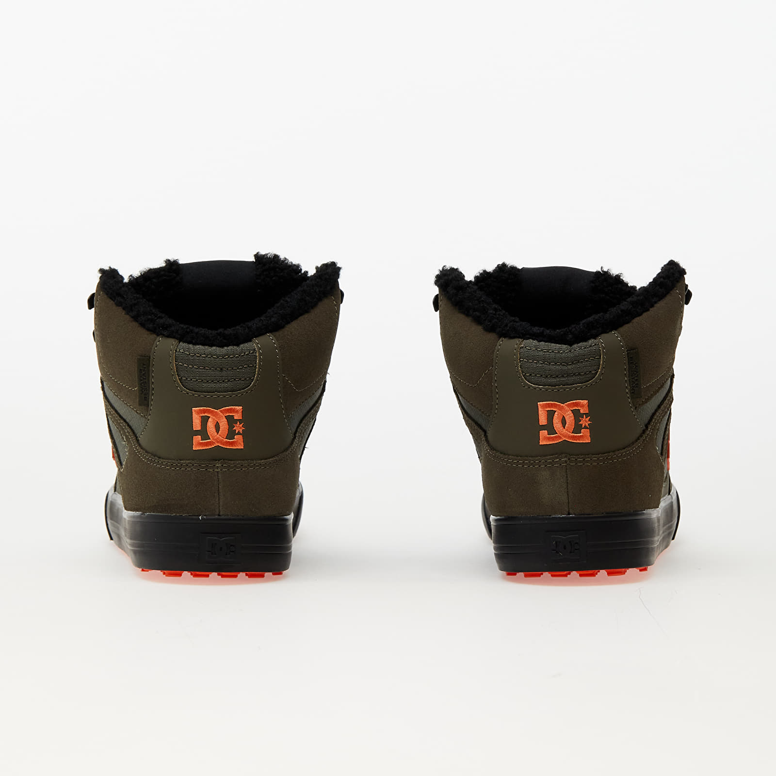Pánské tenisky a boty DC Pure Ht Wc Wnt M Shoe Dusty Olive/ Orange