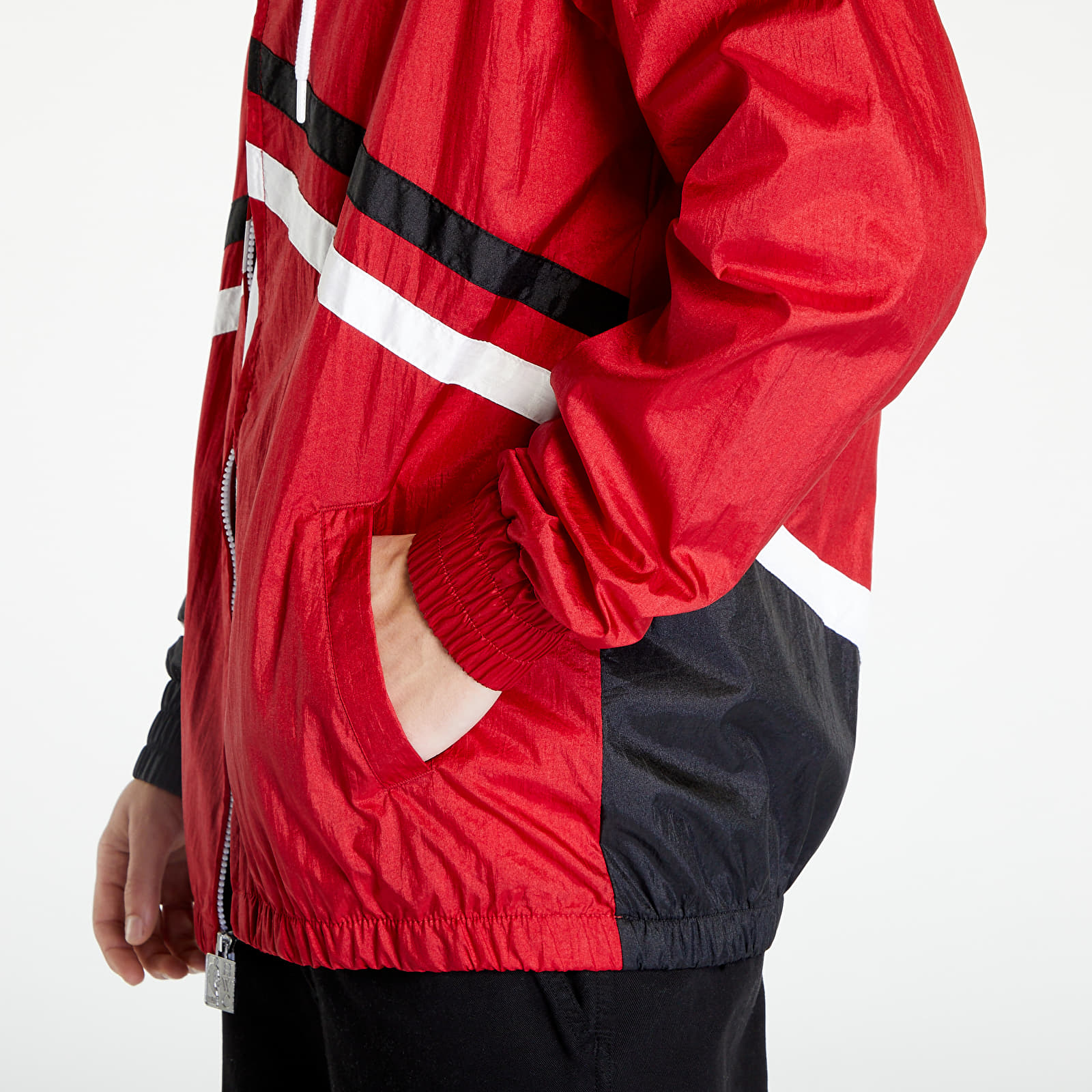 Chaquetas Coach Mitchell & Ness NBA Full Zip Windbreaker Chicago Bulls Red