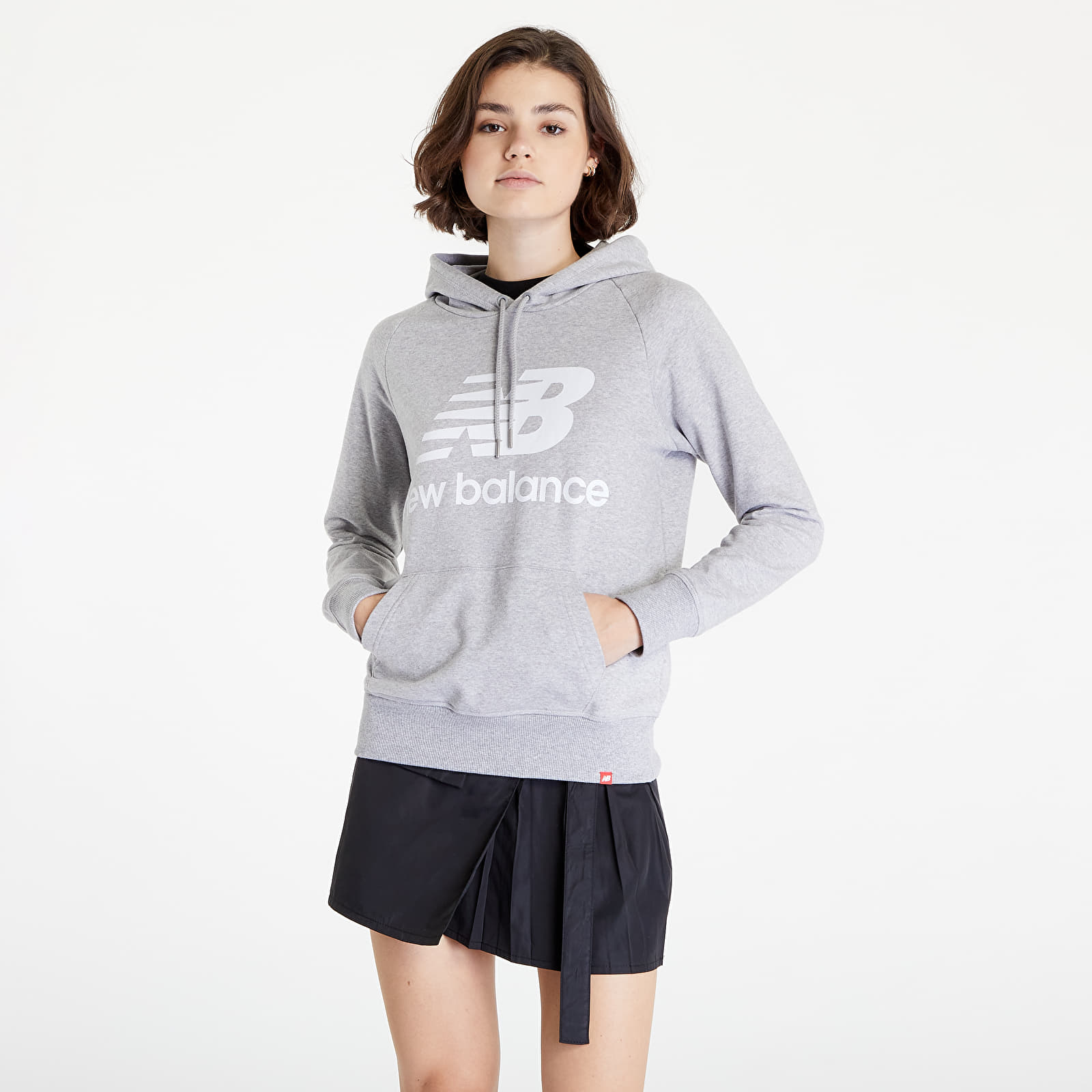Gray new balance discount hoodie