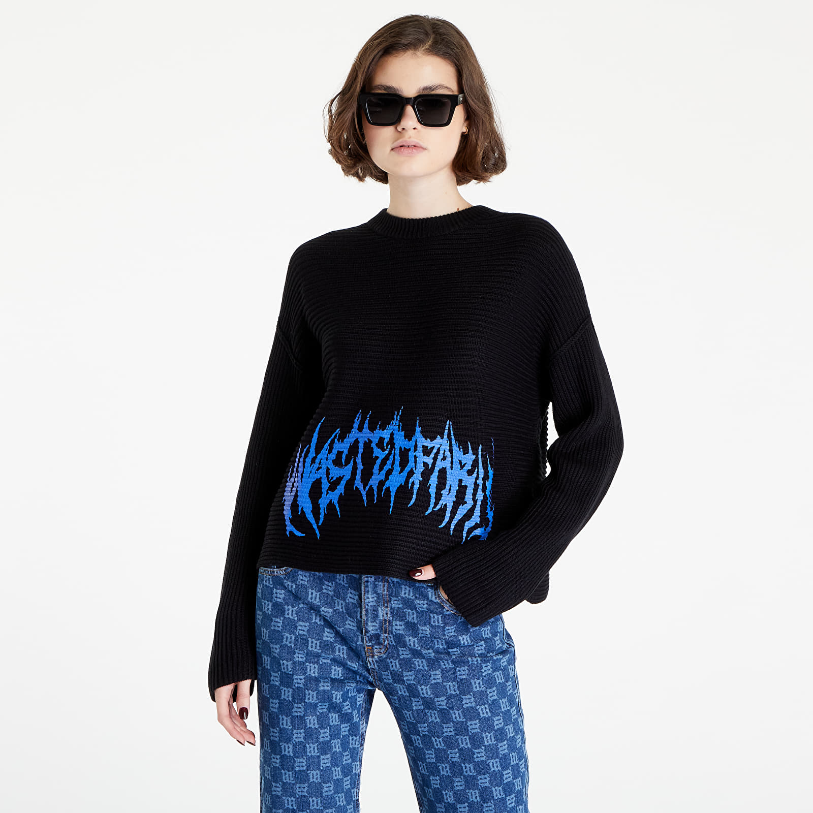 Pullover Wasted Paris Wm Sweater Monster Black