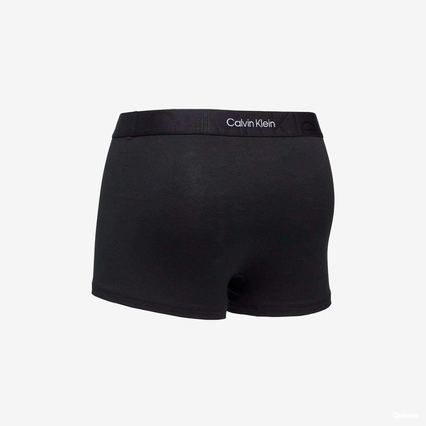 Boksersortsid Calvin Klein Emb Icon Cotton Trunk Black
