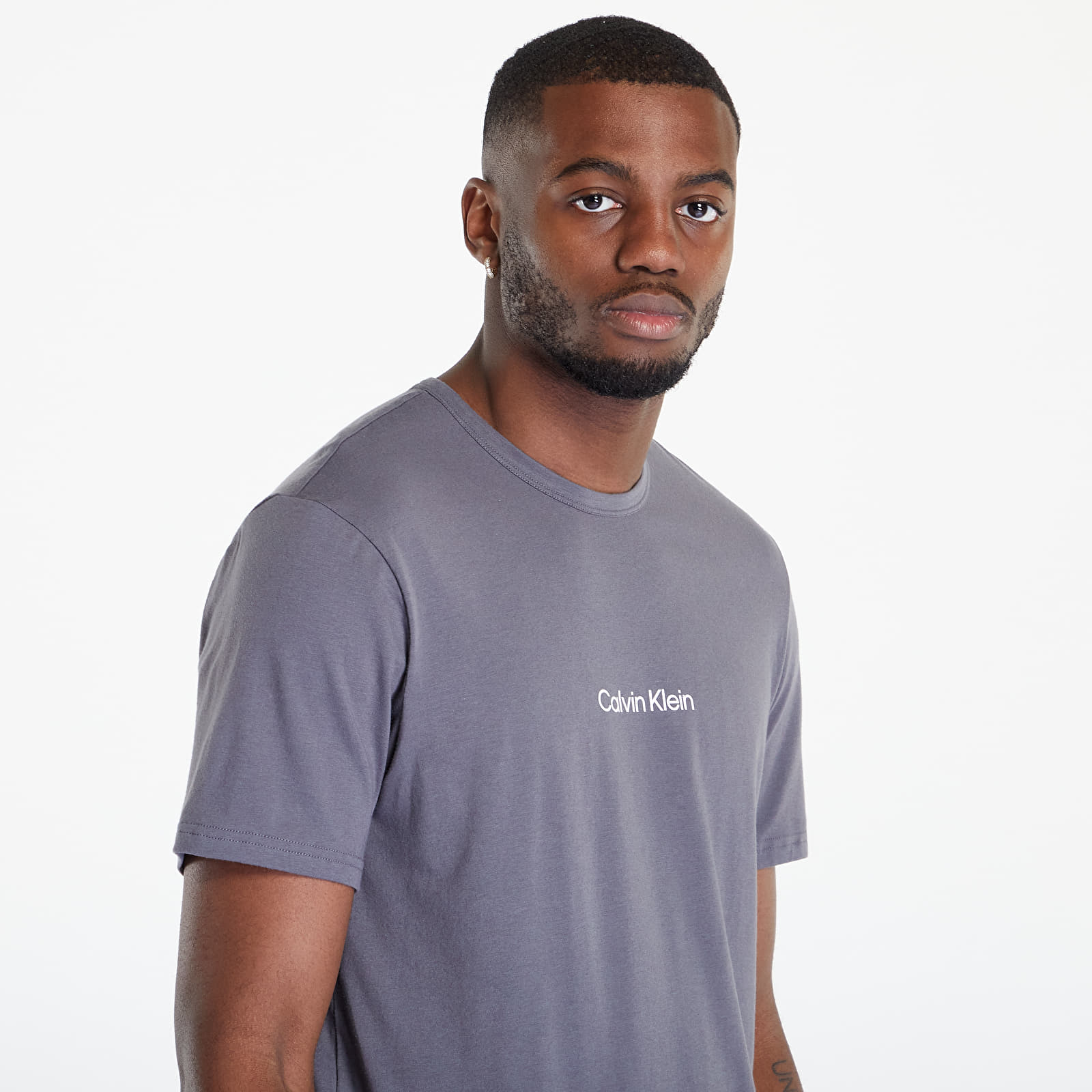 Trička Calvin Klein Modern Structure Lw S/S Crew Neck Grey