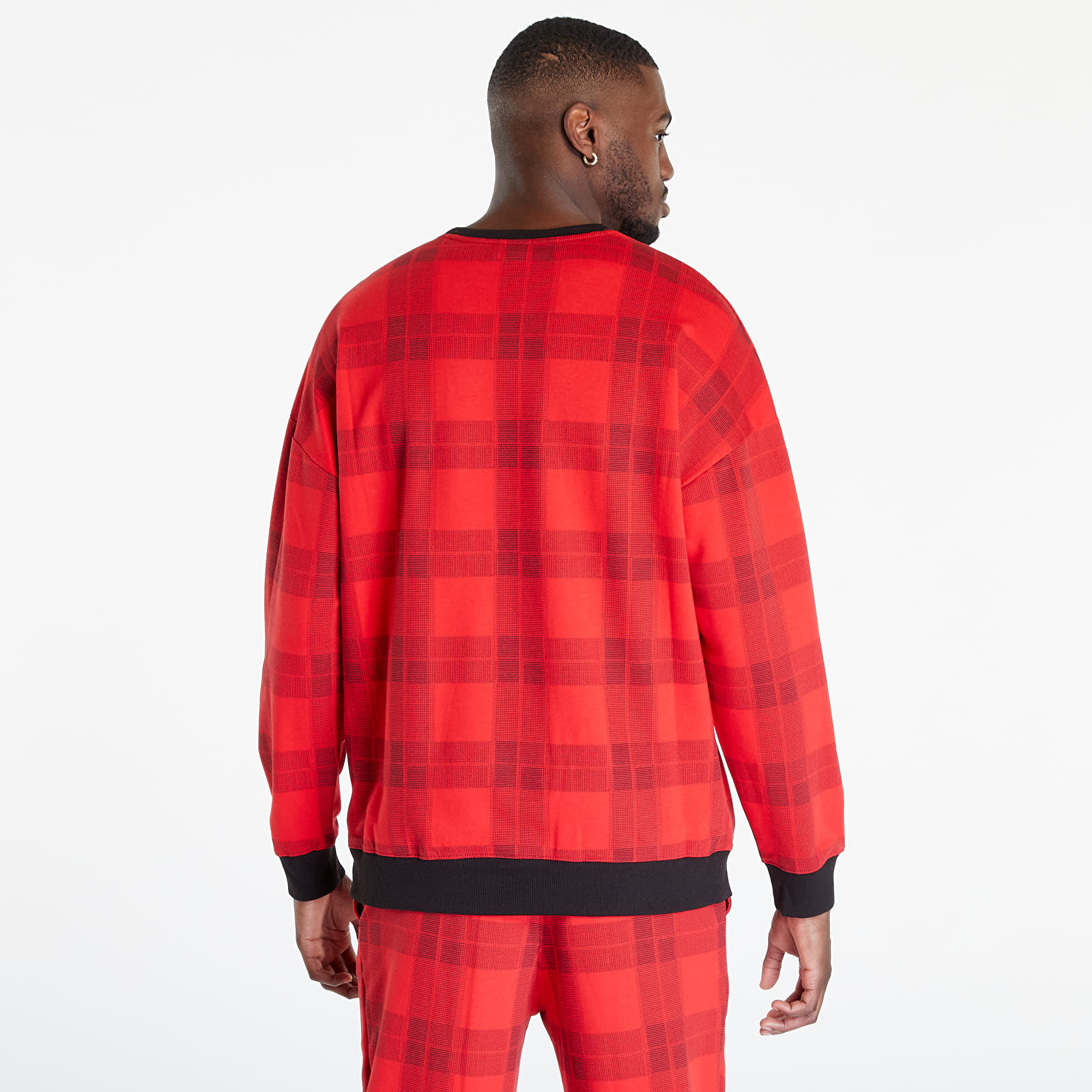 Mikiny Calvin Klein Mc Holiday Lounge L/S Sweatshirt Red