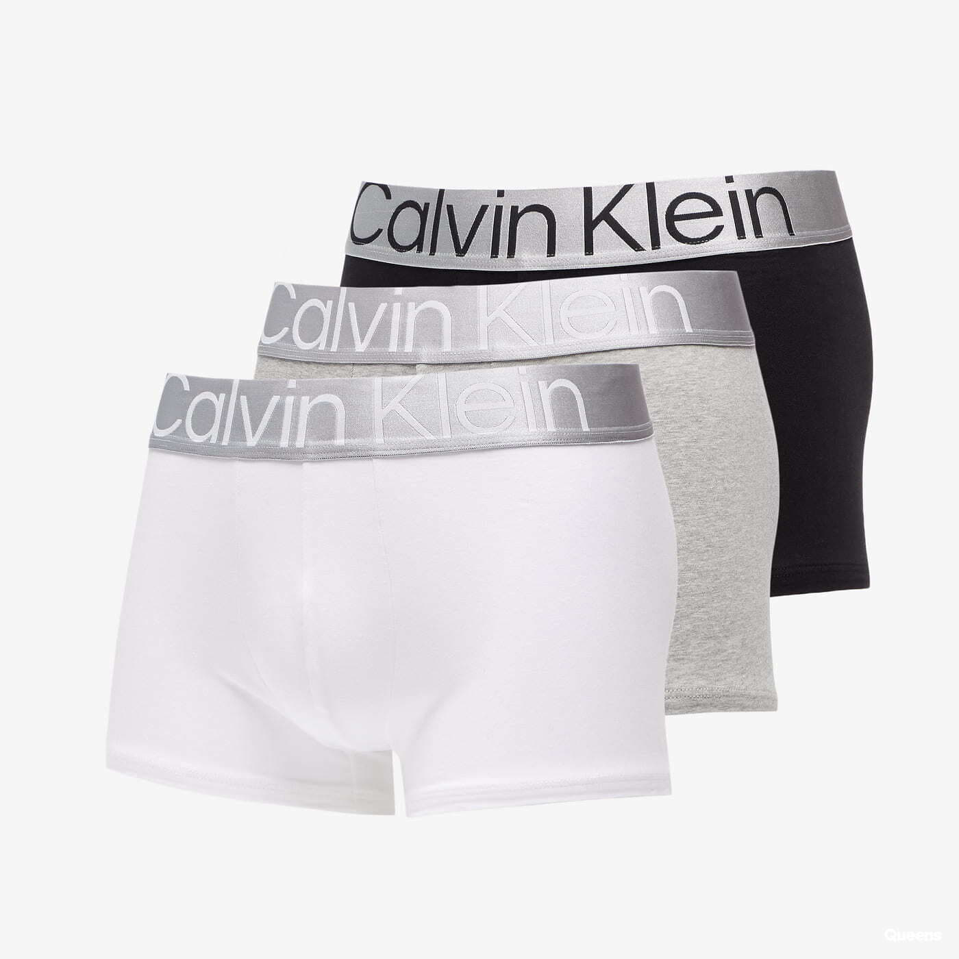 Boxer shorts Calvin Klein Ckr Steel Cotton Trunk 3-Pack Black/ White/ Grey Heather