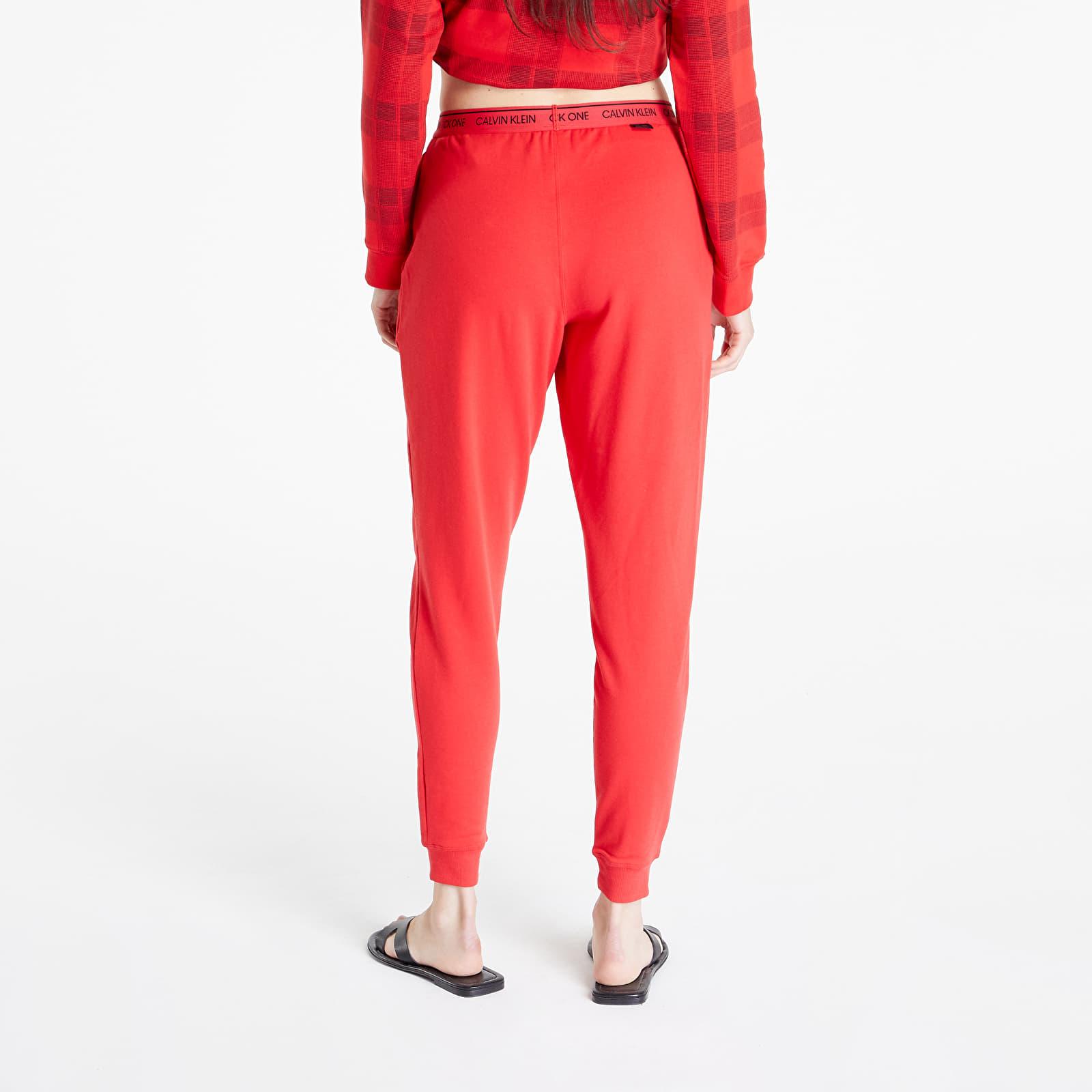 Red calvin klein pants 2025