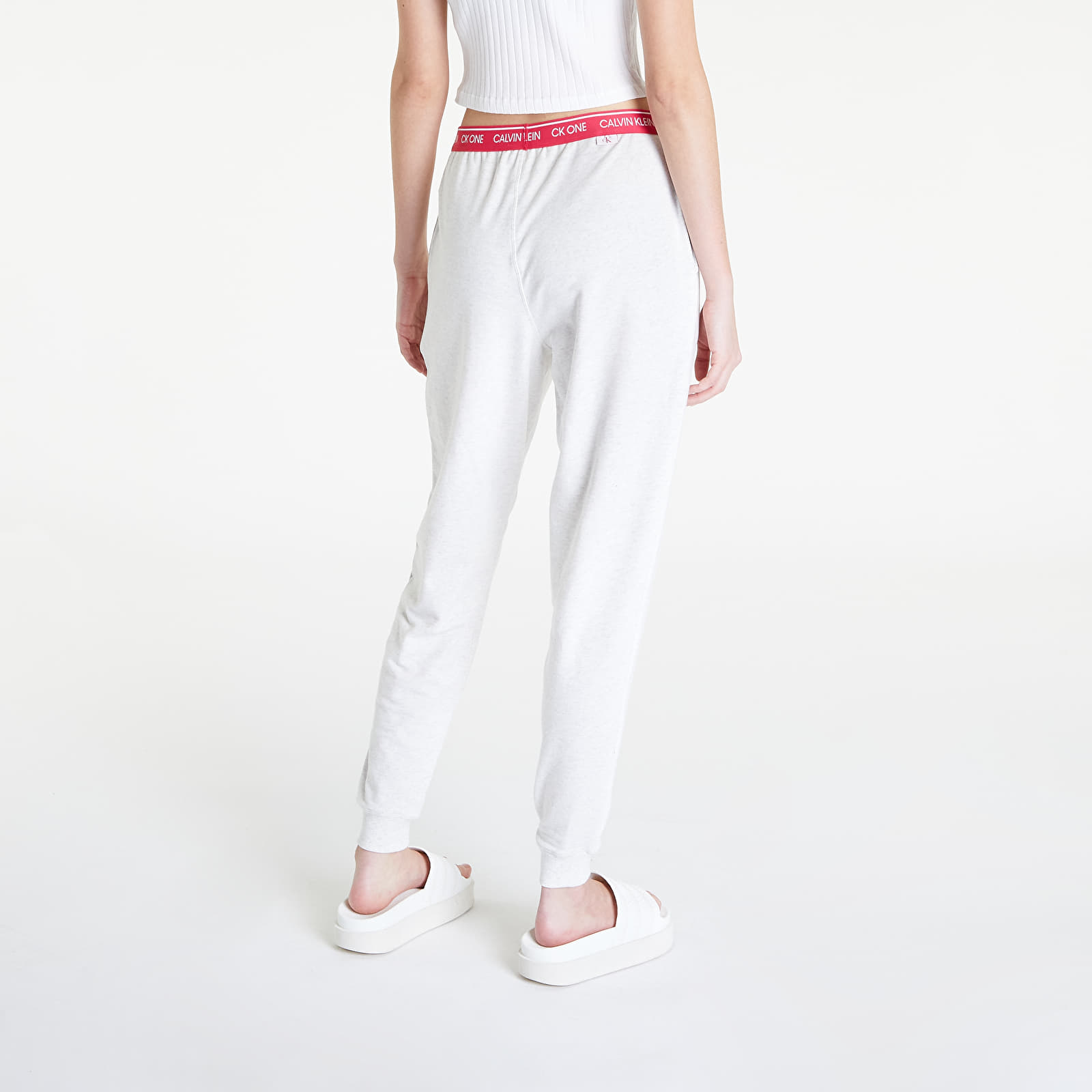 Pajamas Calvin Klein Ck1 Lounge Ft Jogger Snow Heather Pink Splendor Wsb Queens