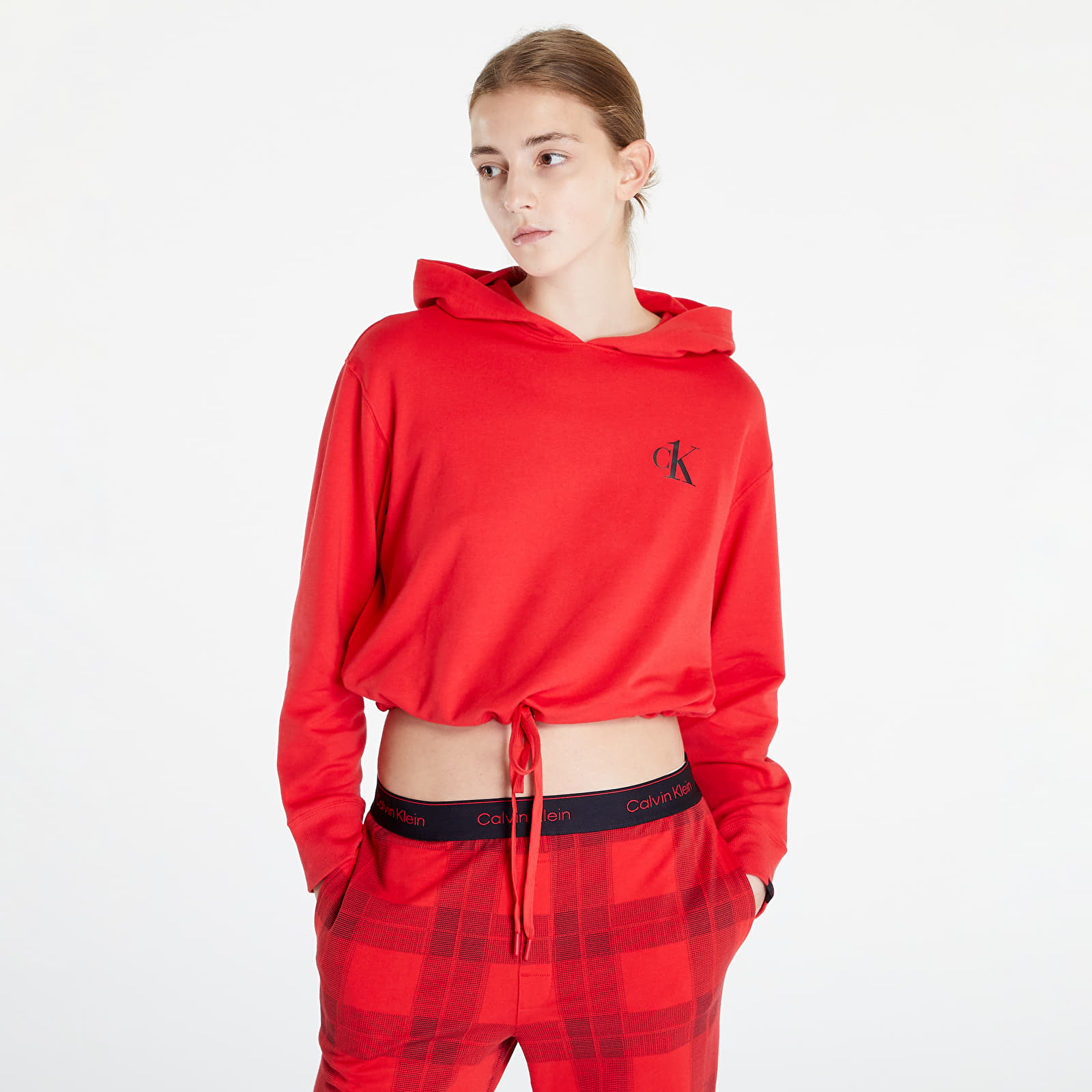 Hoodies and sweatshirts Calvin Klein Ck1 Lounge Ft L/S Hoodie Red