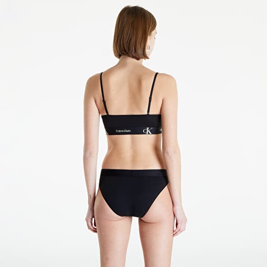 Bras Calvin Klein Ck1 Cotton New Unlined Bandeau Black Queens