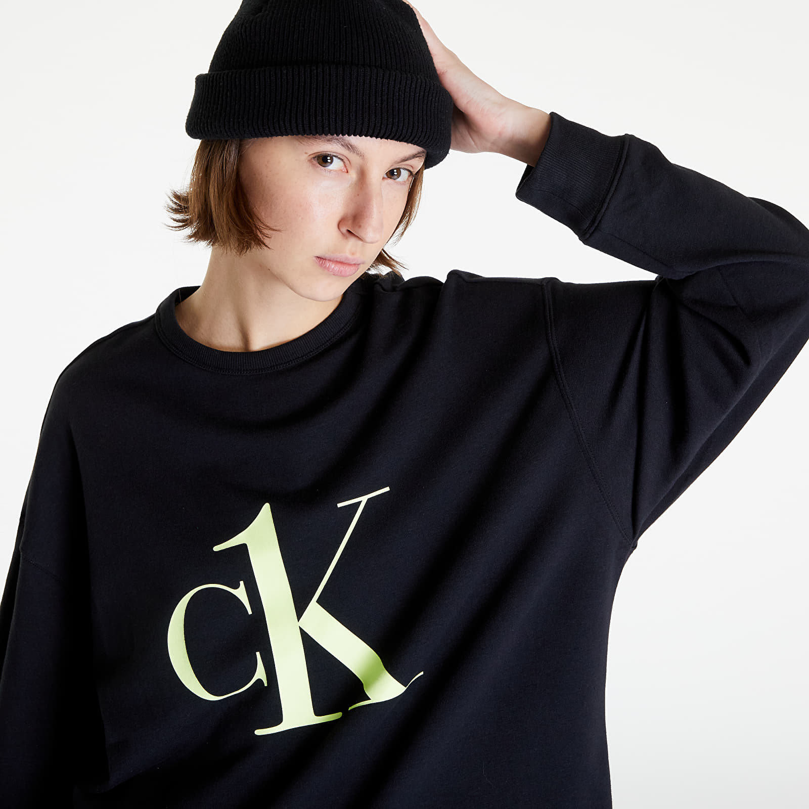 Sweatshirts Calvin Klein Ck1 Cotton Lw New L/S Sweatshirt Black