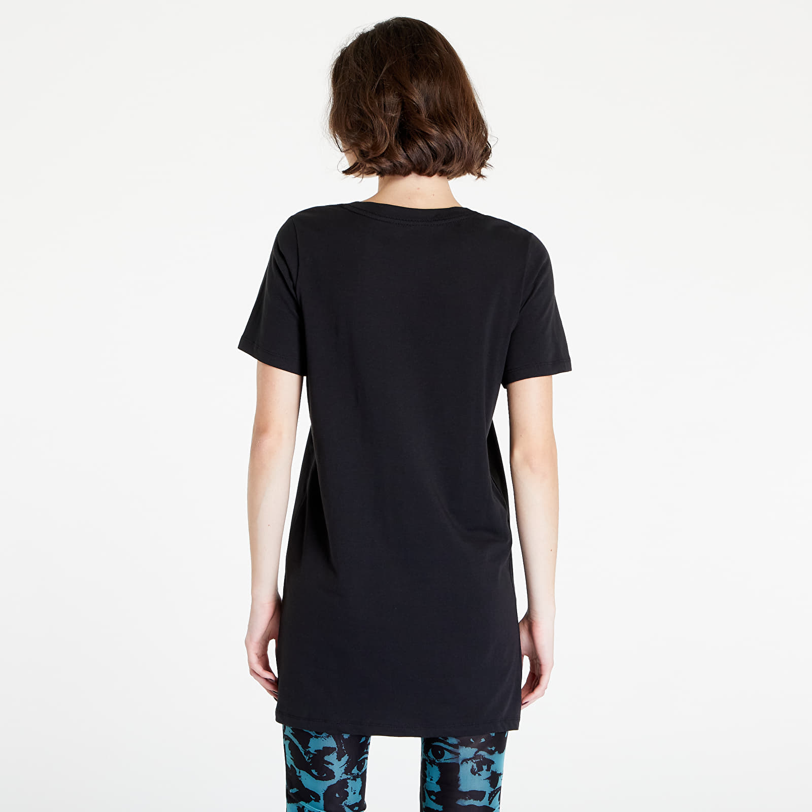 Trička Calvin Klein Embossed Icon Lounge S/S Nightshirt Black