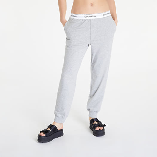 Calvin Klein Performance Women's Fleece-Lined Joggers Pants Gray